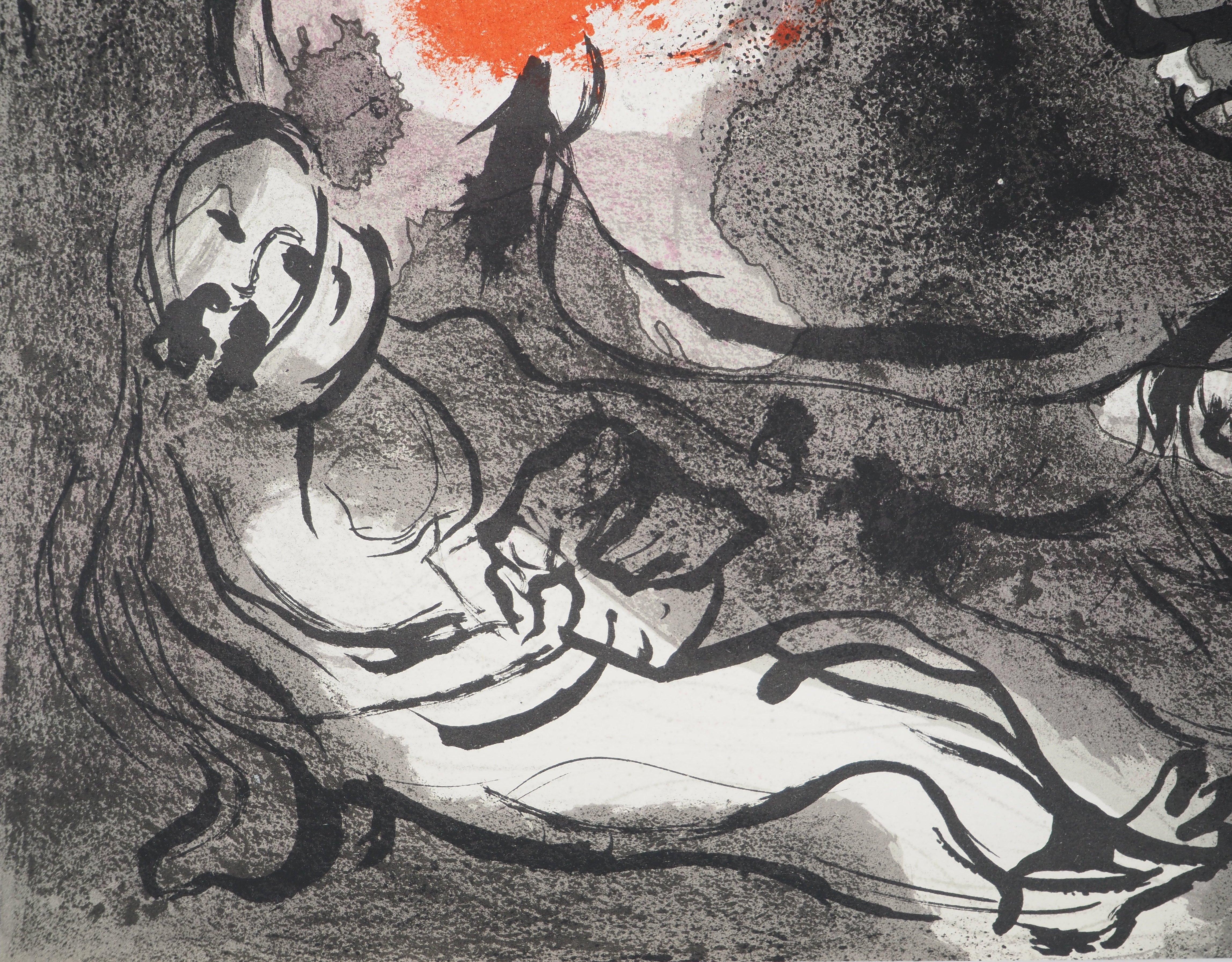 Die Bibel: Daniel der Prophet – Originallithographie – Print von Marc Chagall