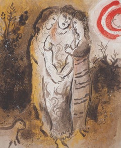 The Bible : Noemie and her Daughters - Original Lithograph