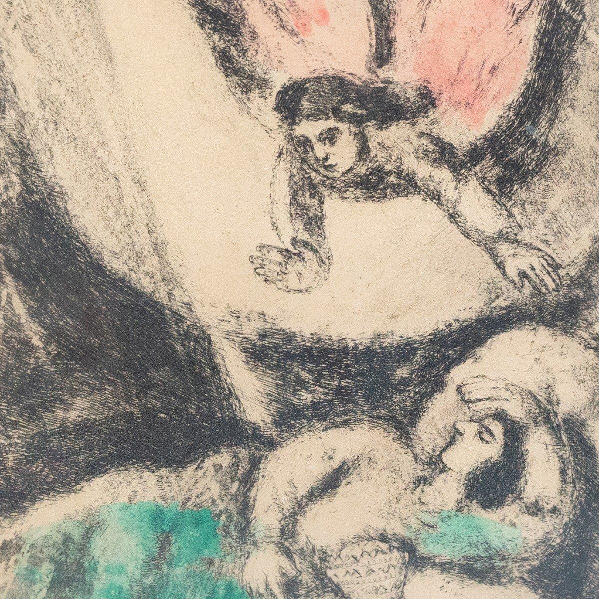 The Bible : Salomon, original hand-signed lithograph, limited number edition - Surrealist Print by Marc Chagall