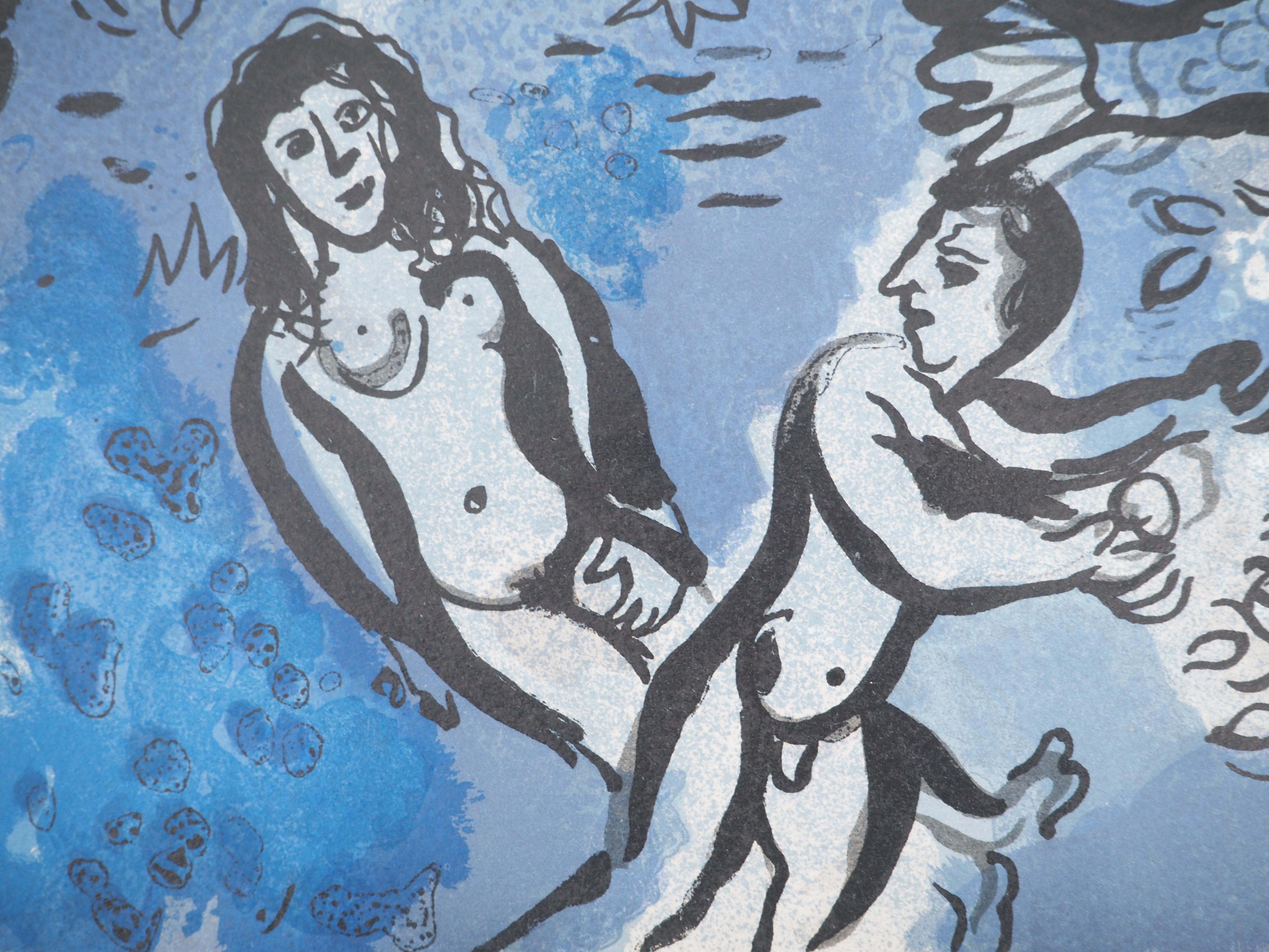 La Bible : The Creation - Lithographie originale - Moderne Print par Marc Chagall