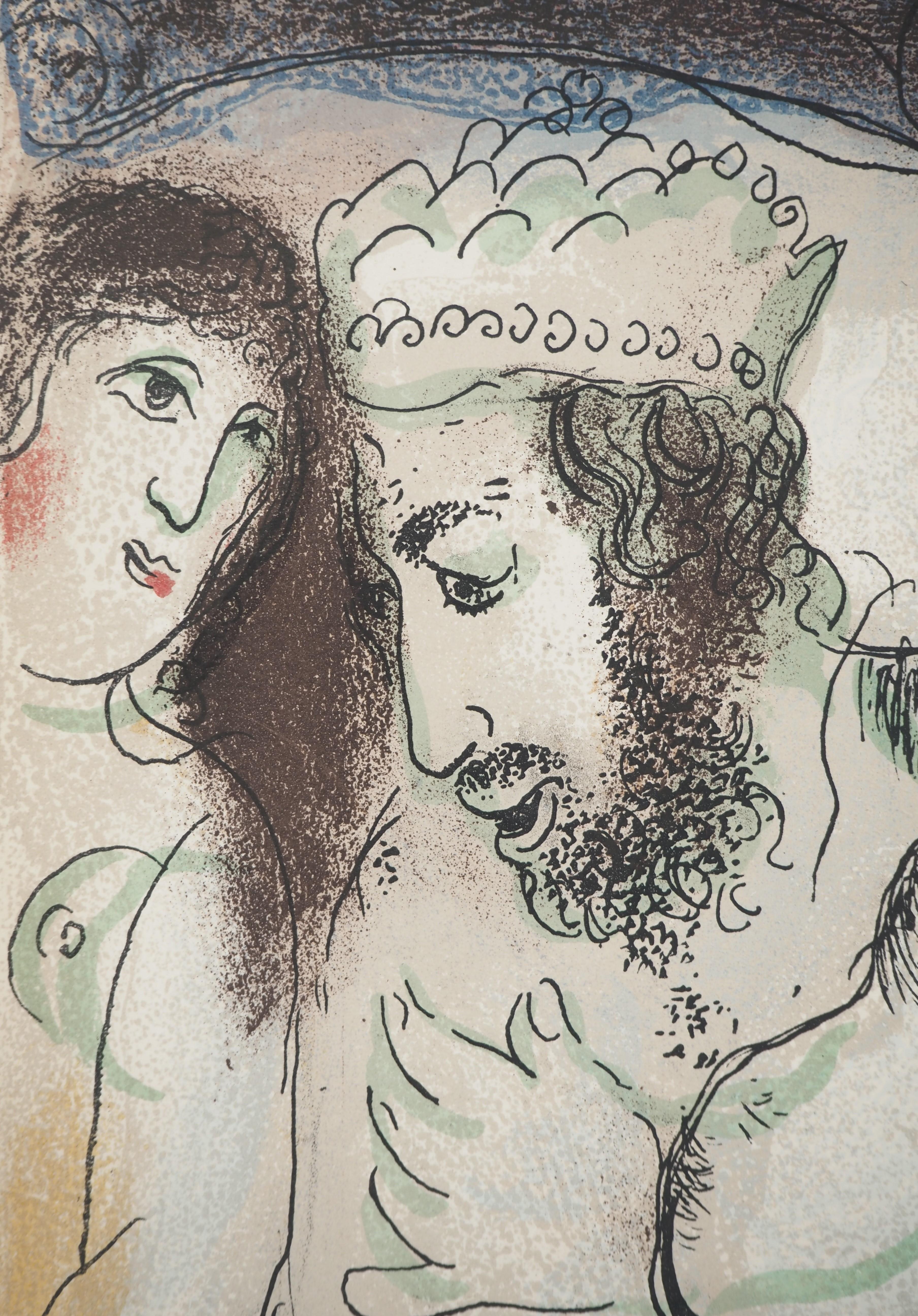Die Bibel: Der Traum von Abimelech – Originallithographie (Mourlot #239) im Angebot 1