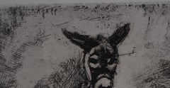 The Charlatan - Original etching - Ref. Sorlier #165