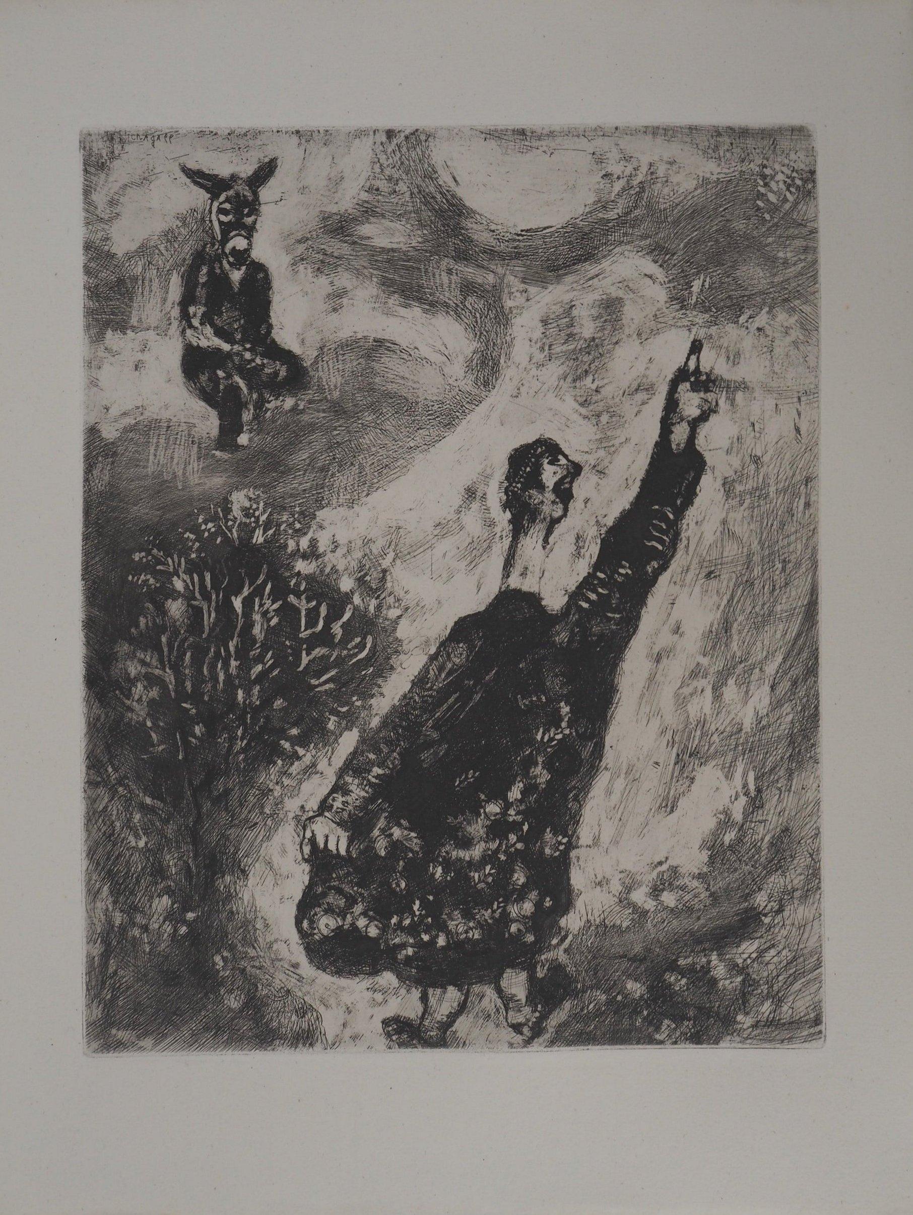 The Charlatan - Original etching - Ref. Sorlier #165