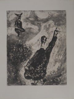 The Charlatan - Original etching - Ref. Sorlier #165
