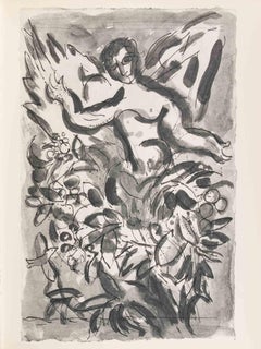 The Cherub - Héliogravure by Marc Chagall - 1960