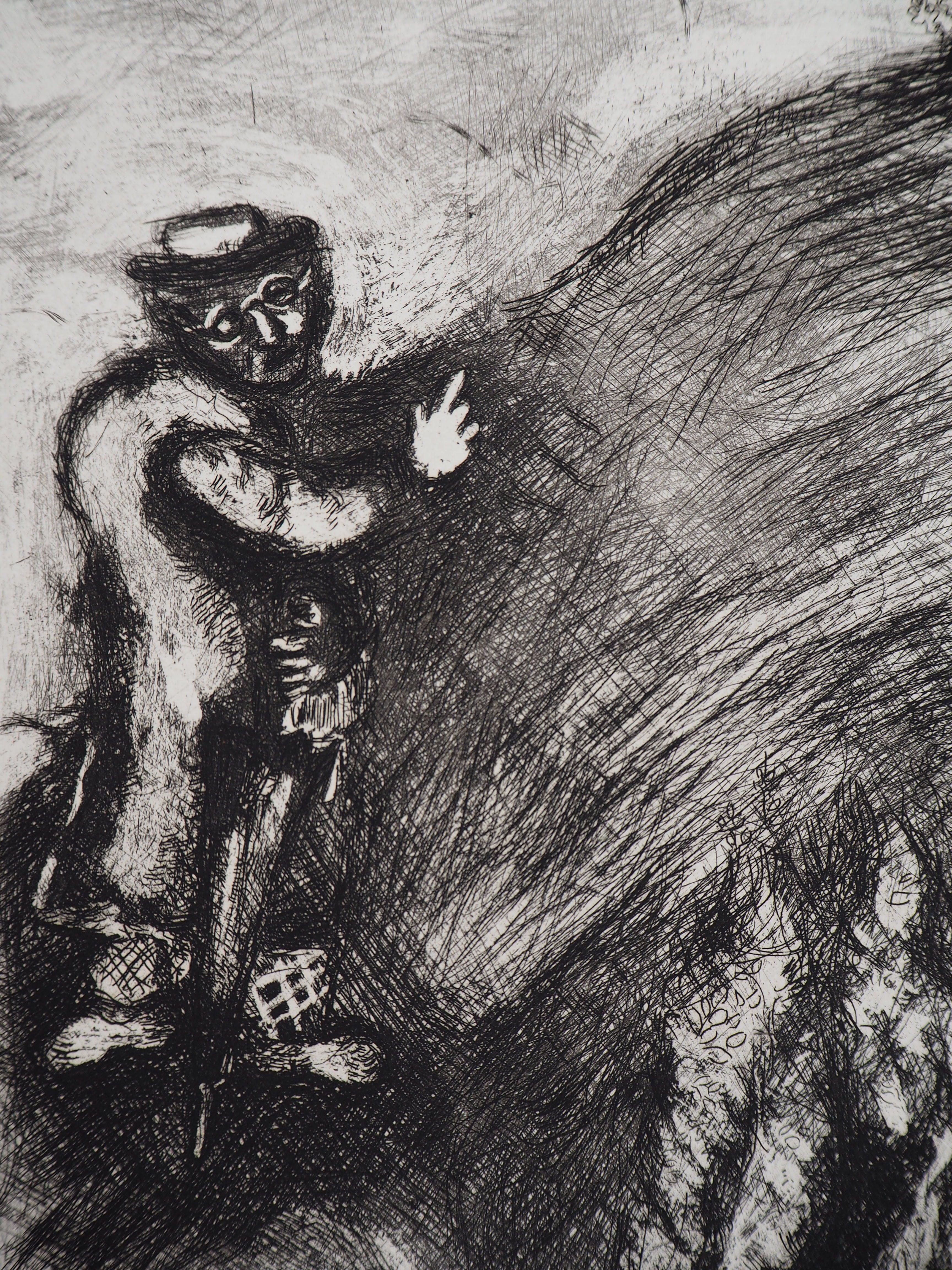 The Child and The Professor – Original-Radierung – Ref. Sorlier #104 (Moderne), Print, von Marc Chagall