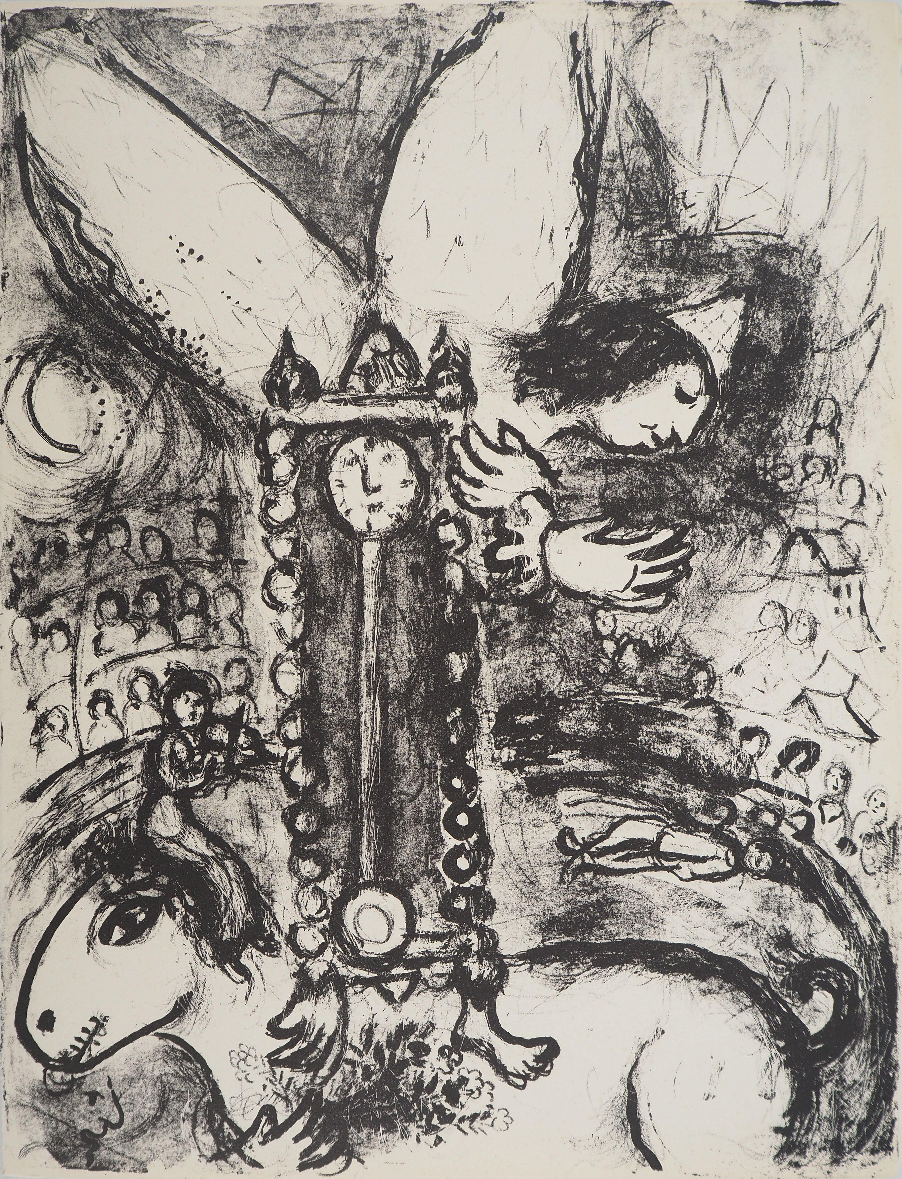 Marc Chagall Figurative Print - The Circus : a Breathtaking Spectacle - Original Lithograph (Mourlot #514)