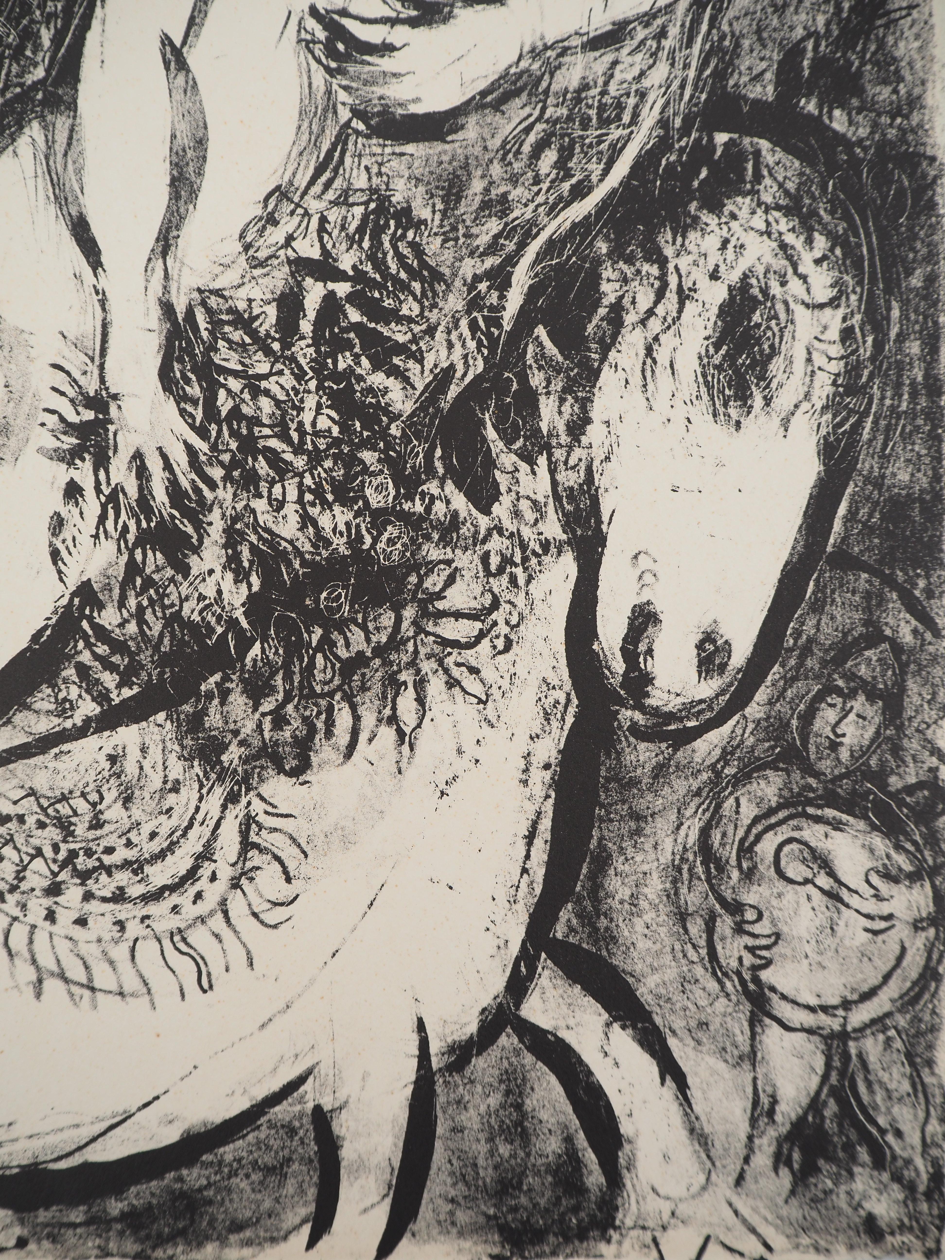 Marc Chagall (1887-1985) 
The Circus : The Circus : Dreaming Bride, 1967

Litografia originale (Officina Mourlot) 
Su pergamena Arches 42 x 32 cm (c. 17  x 13 in)

RIFERIMENTO : Catalogo ragionato Chagall Lithographe, Mourlot #525

INFORMAZIONI :