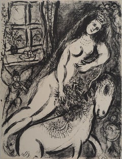 Vintage The Circus : Dreaming Bride - Original Lithograph (Mourlot #525)