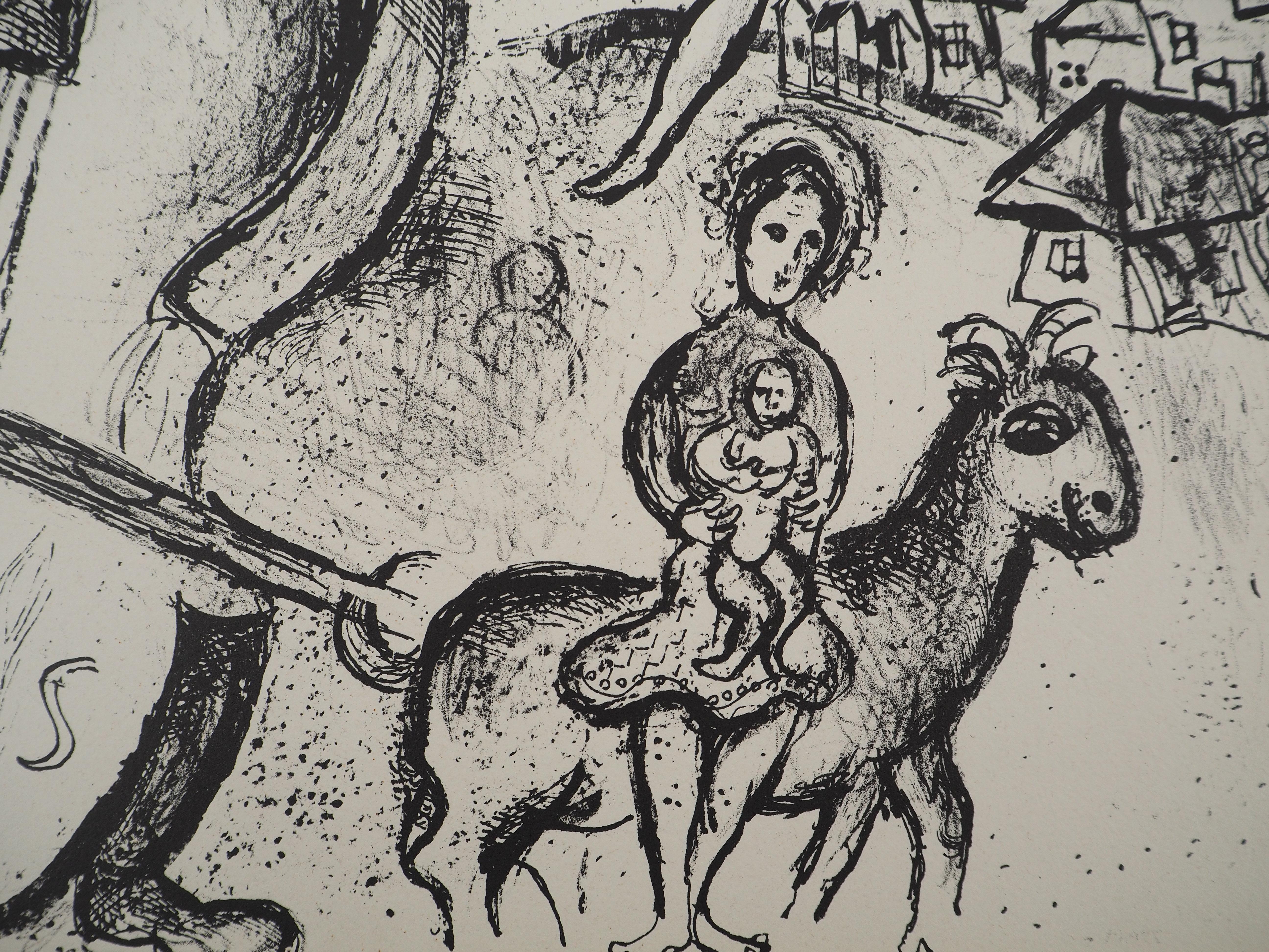 El Circo : Maternidad y Violinista - Litografía original (Mourlot #513) en venta 1