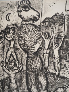 El Circo : El Artista y su Doble - Litografía Original (Mourlot #497)