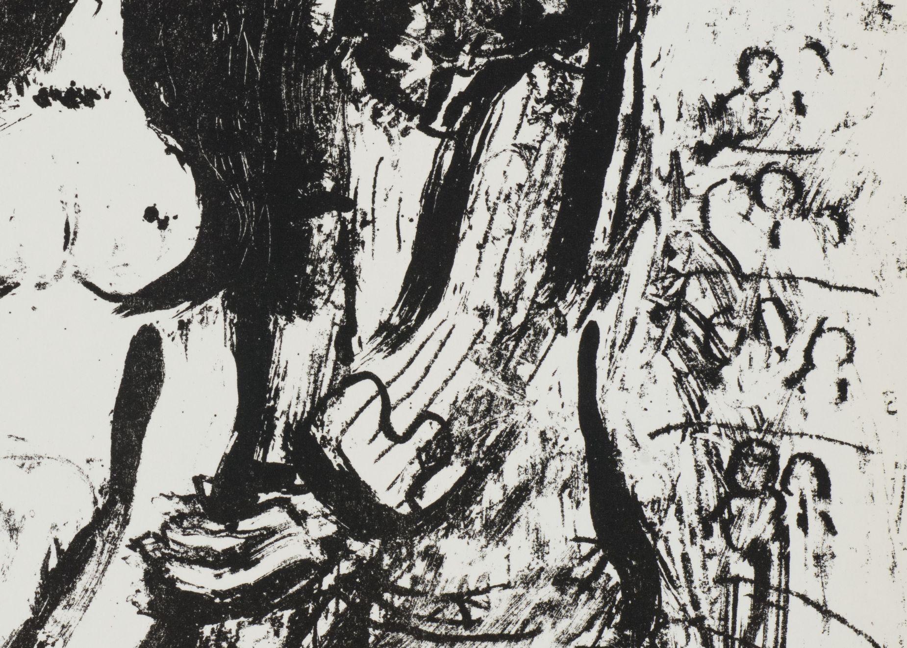 The Clown in Love (M.394) - Modern Print by Marc Chagall