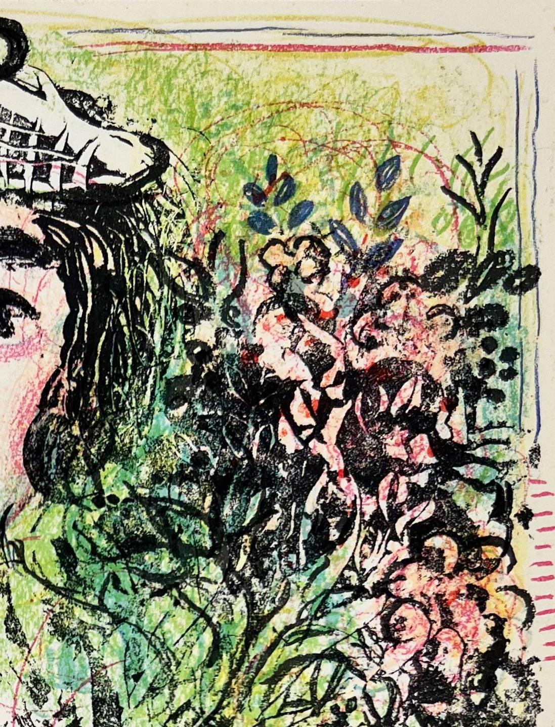 Marc Chagall (1887-1985) - The Clown with Flowers

Original Lithograph from 1960.

Dimensions of work: 32 x 24 cm.

Publisher: Maeght Éditeur, Paris.

The work is in Excellent condition.
