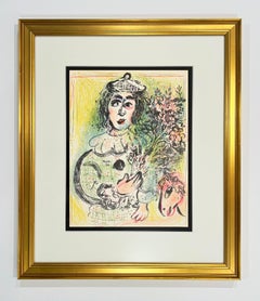 The Clown with Flowers, from 1963 Mourlot Lithographe II