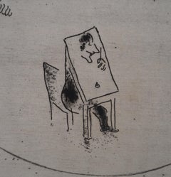 The Contracts Office - Original Etching - Ref. Sorlier #61