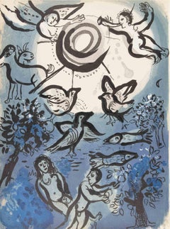 The Creation - Lithograph by Marc Chagall - 1960