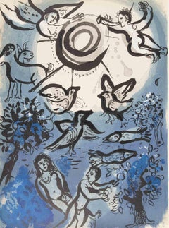 The Creation - Lithograph by Marc Chagall - 1960