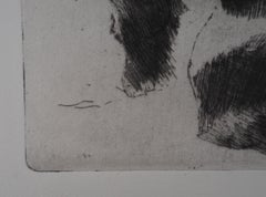 The Deposit - Original Etching - Ref. Sorlier #37