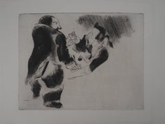 The Deposit - Original Etching - Ref. Sorlier #37