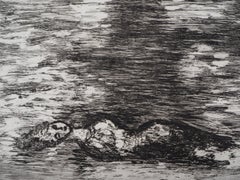 La donna annegata (La femme noyée), 1952 - Incisione originale