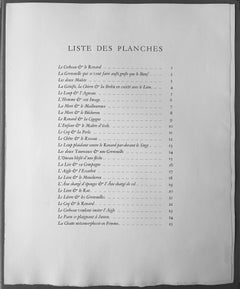 The Fables of La Fontaine, 100 handsigned etchings