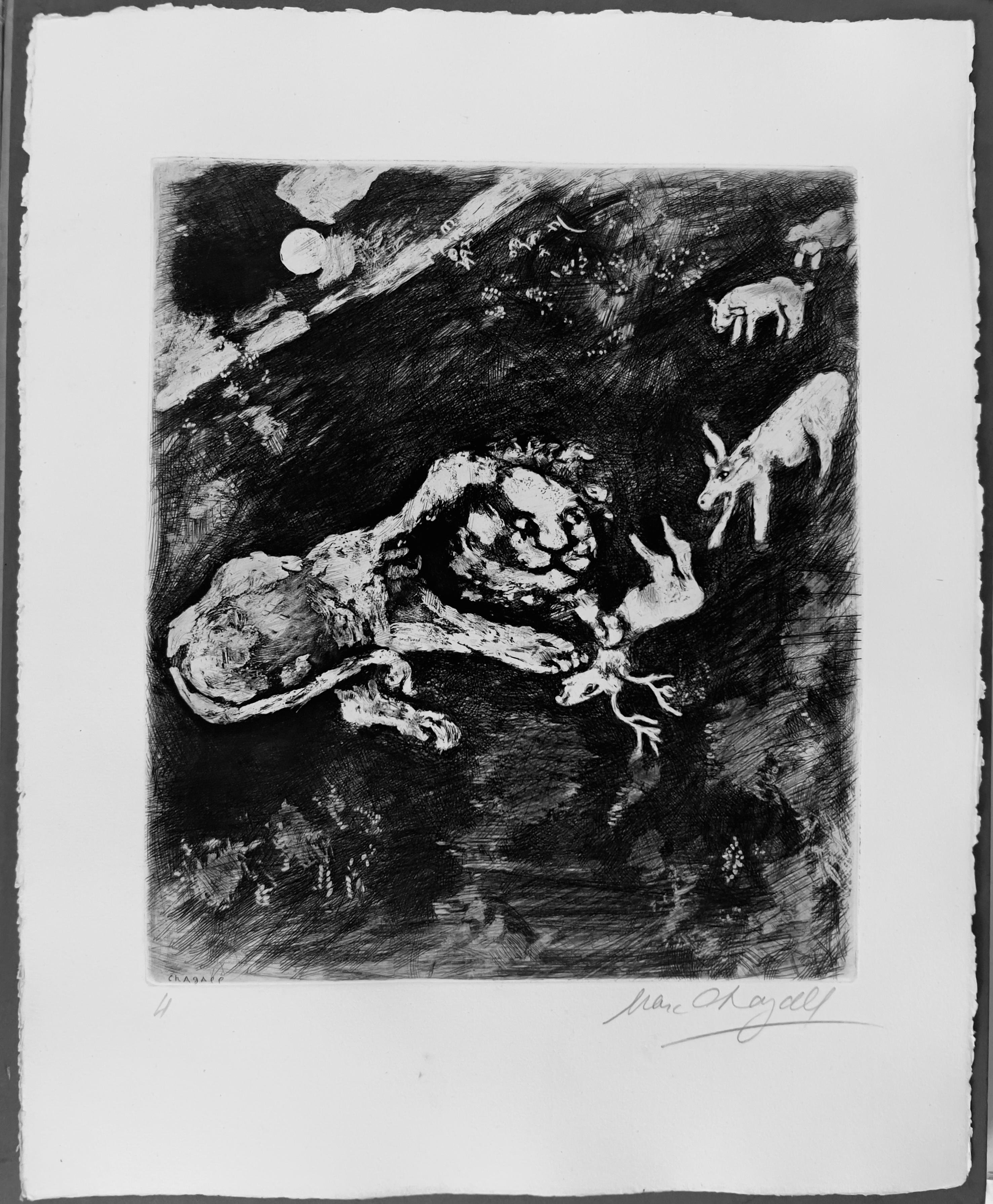 The Fables of La Fontaine, 100 handsigned etchings For Sale 3