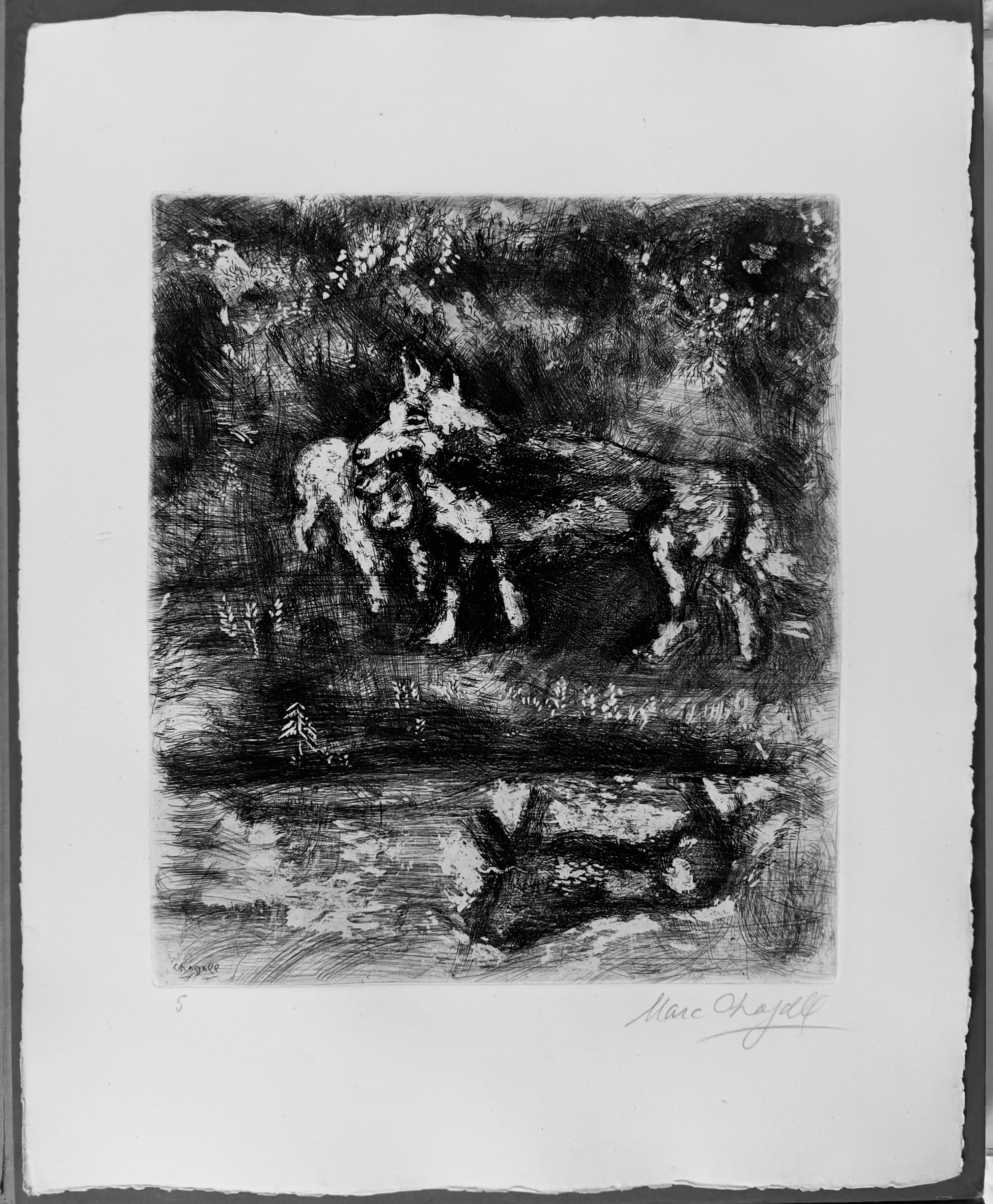 The Fables of La Fontaine, 100 handsigned etchings For Sale 4