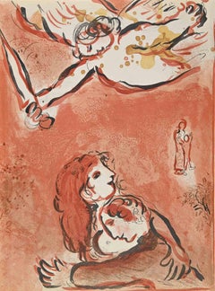 The Face of Israel (Le visage d'Israël) - Lithographie de Marc Chagall - 1960