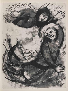 The Flood - Héliogravüre von Marc Chagall - 1960