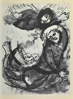 The Flood - Lithograph by Marc Chagall - 1960