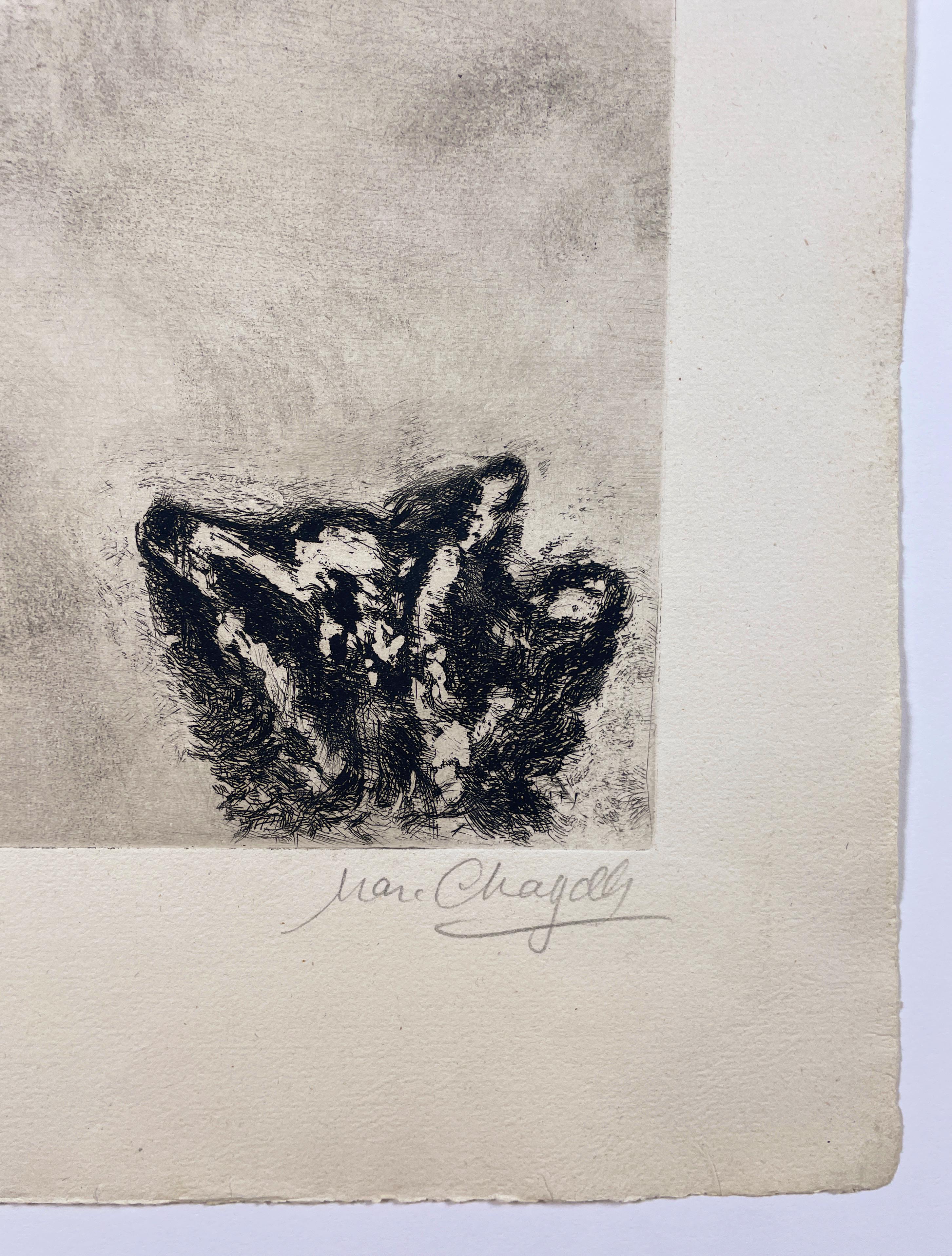 Der Fuchs und die Trauben (aus Les Fables De La Fontaine) von Marc Chagall 2