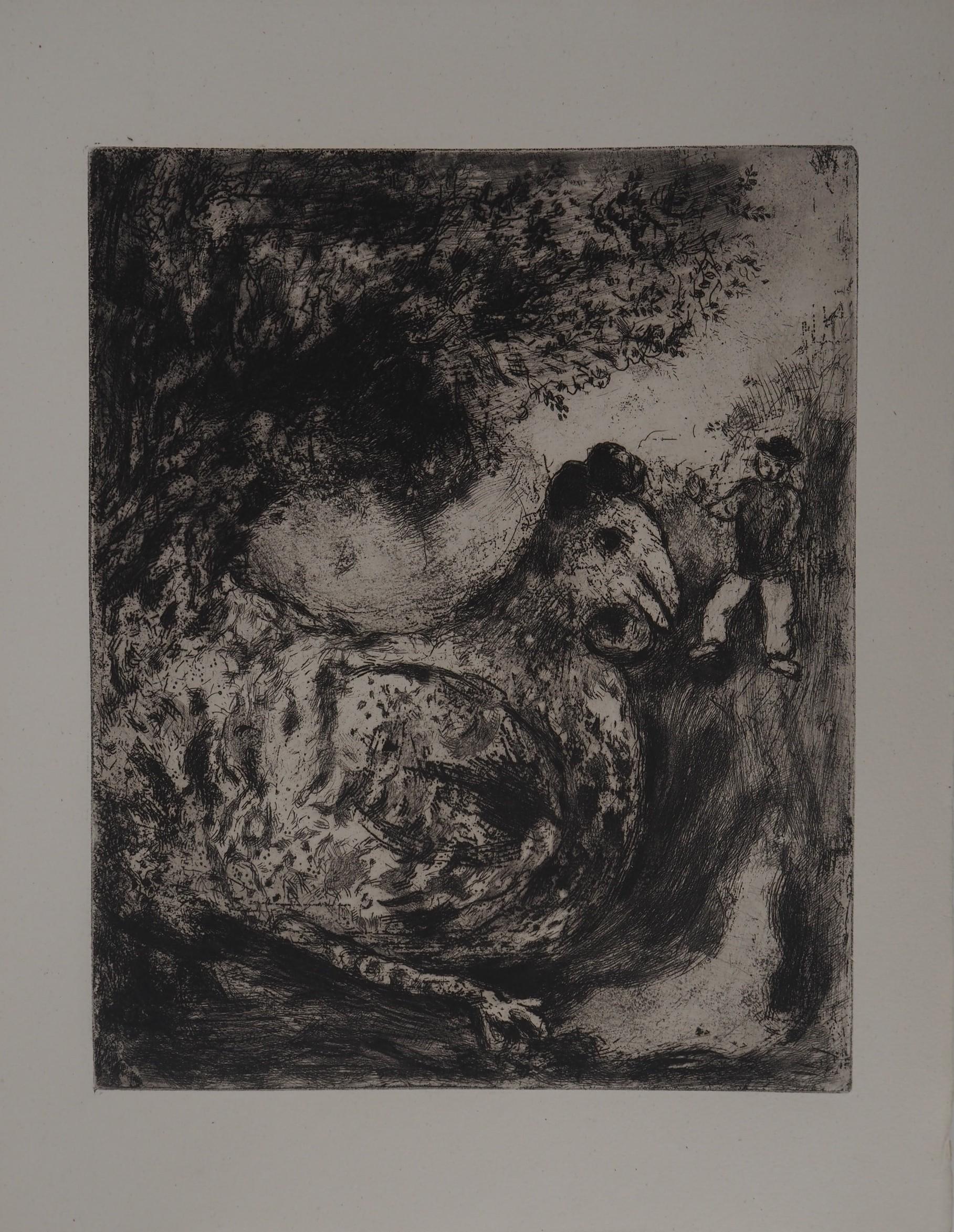The Golden Goose - Original etching - Ref. Sorlier #153