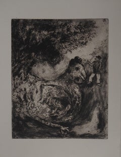 The Golden Goose - Original etching - Ref. Sorlier #153