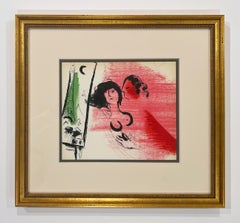 The Green Eiffel Tower from Chagall by Jacques Lassaigne