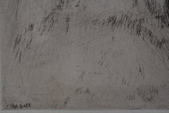 The Heron (Frogs Asking for a King) - Original etching - Ref. Sorlier #123