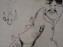The Host, The Steward - Original Etching - Ref. Sorlier #11
