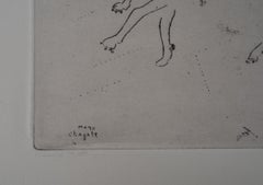 Le voyage en calèche - Gravure originale - Réf. Sorlier n° 13