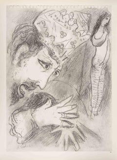 The King and the Woman - Héliogravure by Marc Chagall - 1960