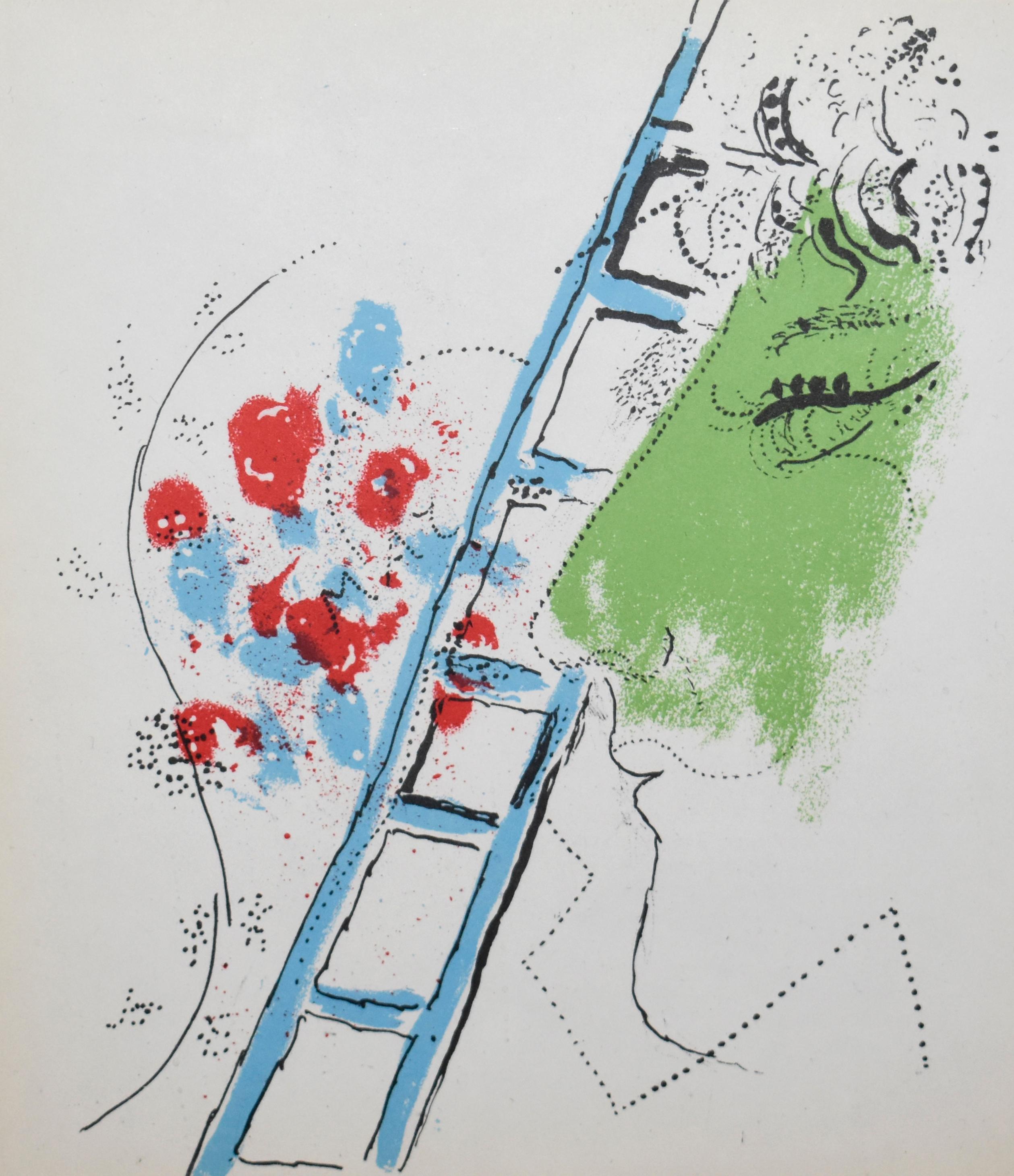 The Ladder - Print by Marc Chagall