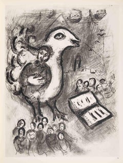 The Language of the Prophet - Héliogravure by Marc Chagall - 1960
