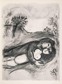 The Lovers - Héliogravüre von Marc Chagall - 1960