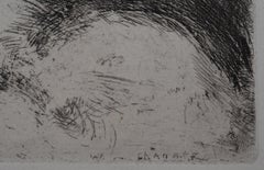 The Milkmaid- Original etching - Ref. Sorlier #169