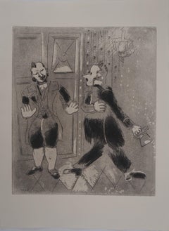 The Negotiation - Original Etching - Ref. Sorlier #85