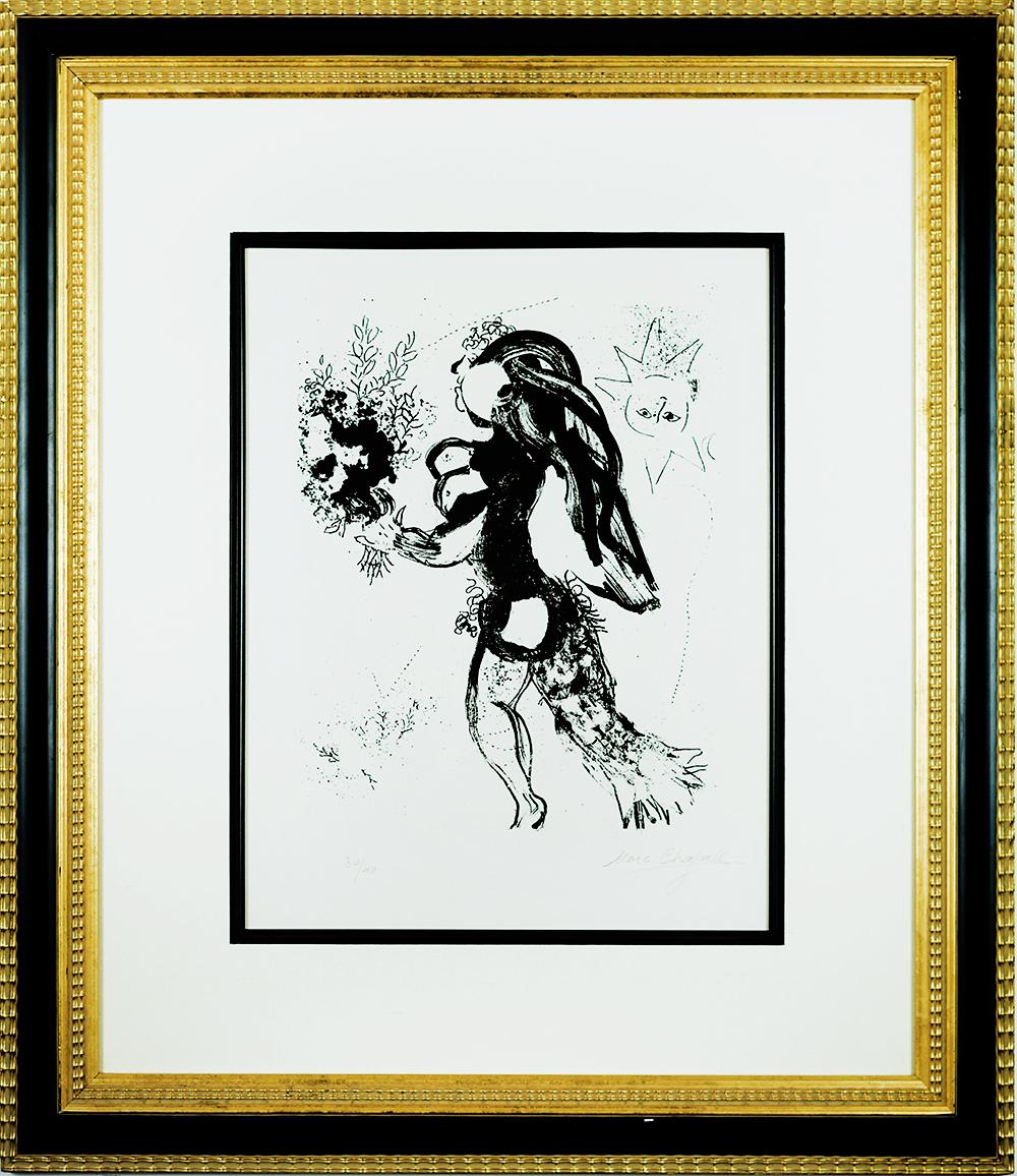 The Offering - Print by Marc Chagall