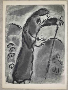 The Prophecy of Amos - Lithographie de Marc Chagall - Années 1960