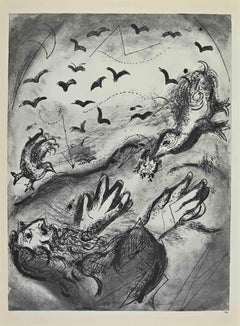 The Prophecy of Joel - Lithographie de Marc Chagall - Années 1960