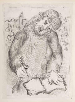 The Prophet - Héliogravure by Marc Chagall - 1960