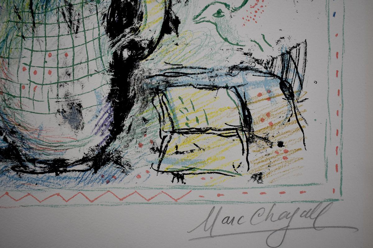 chagall signed lithograph