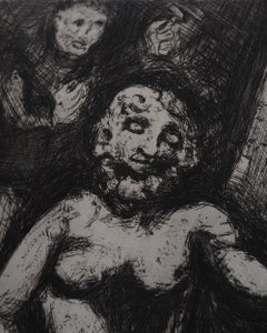 L'atelier du sculpteur - Gravure originale - Réf. Sorlier n° 183