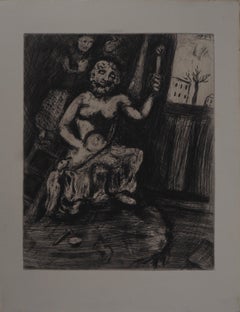 L'atelier du sculpteur - Gravure originale - Réf. Sorlier n° 183